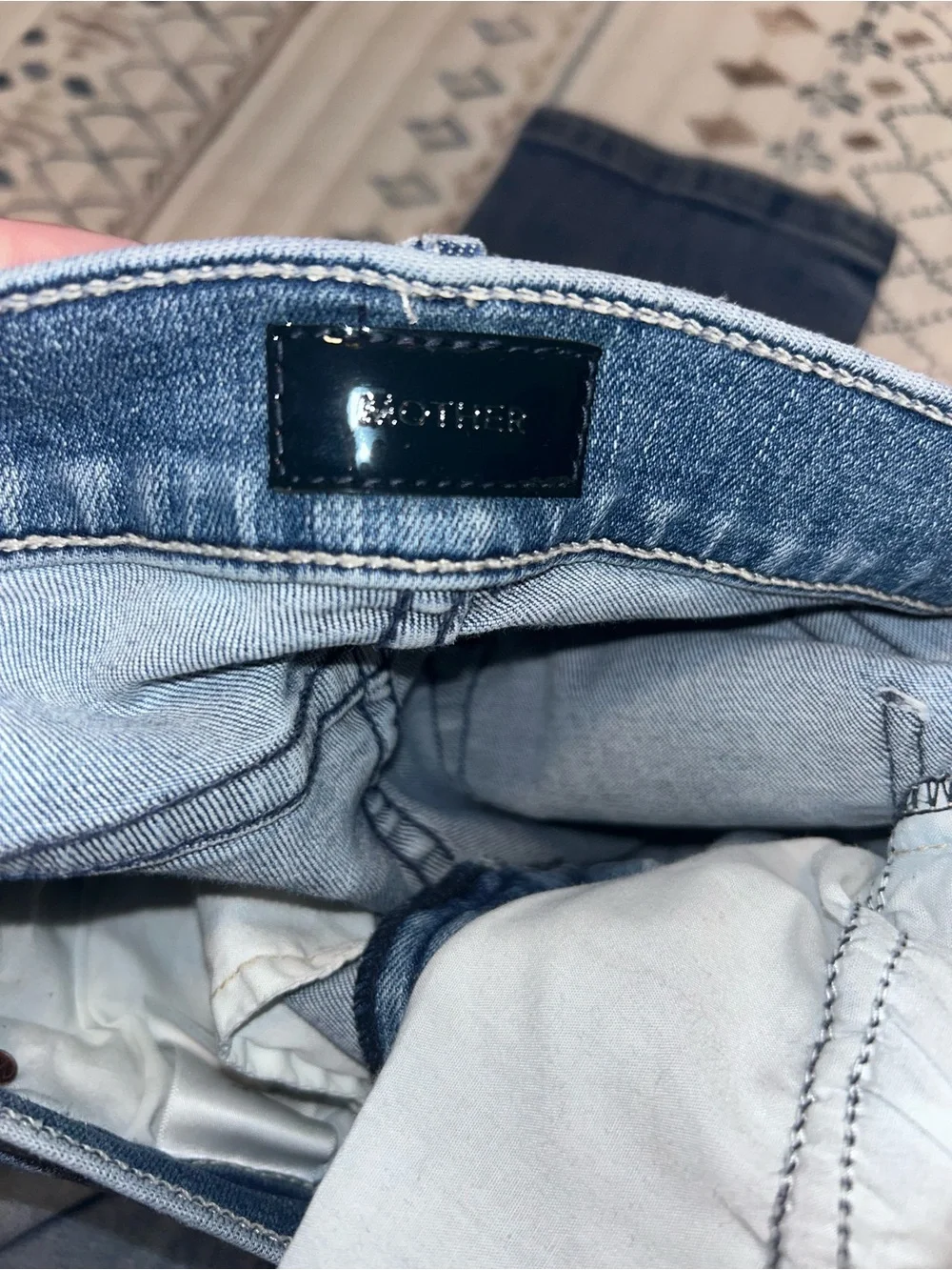 MOTHER The Mid Rise Dazzler Ankle Jeans - Blue size 25